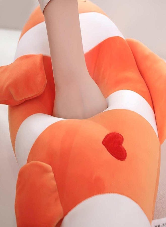 DTR Creation Orange Clown Fish Soft Toy for Kids ? 65cm Long | Cute Plush Nemo-Style Stuffed Animal | Ocean Sea Animal Toy for Girls & Boys | Hugging Pillow for Sleeping & Gifting - Image 4